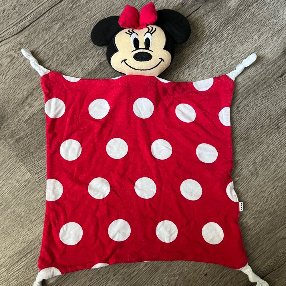 Little Sleepies Disney Minnie Mouse Bamboo Character Lovey Blanket Rare